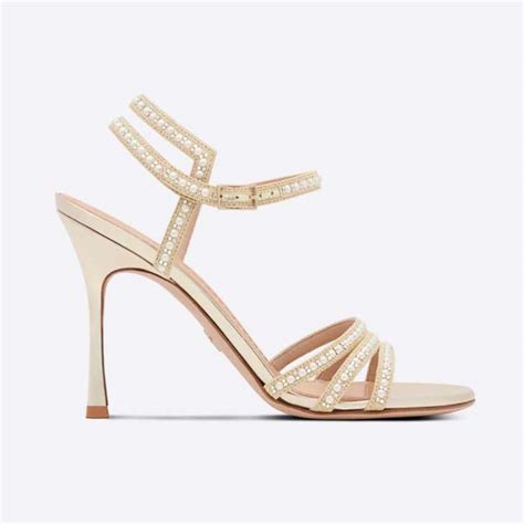 dior gem heeled sandal|Dior sandals women's.